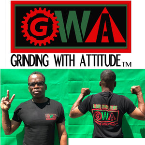 Grinding With AttitudeTM Short sleeve  T-shirts